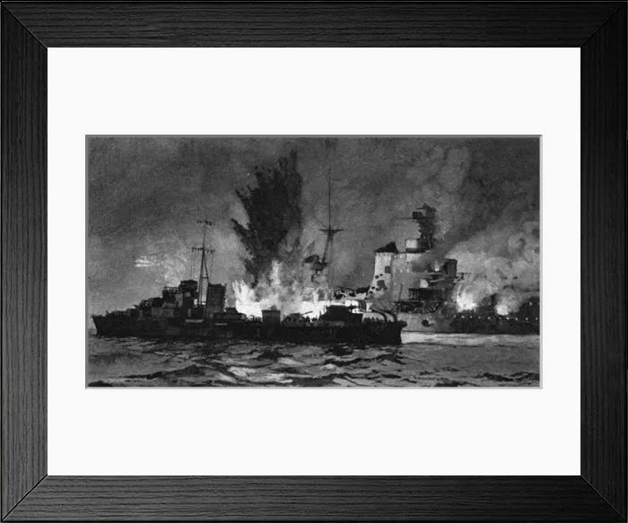 Framed Print : Battle of Cape Matapan Framed Print : Battle of Cape Matapan