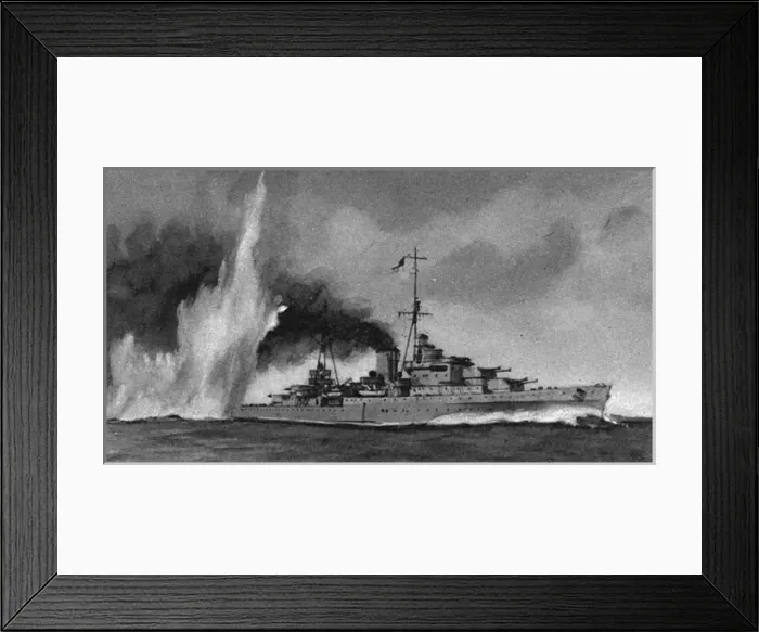 Framed Print : Battle of Cape Matapan Framed Print : Battle of Cape Matapan