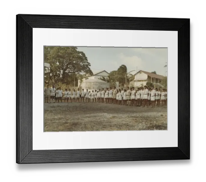 Framed Print : Venture Scouts, Gilbert Islands, Pacific Framed Print : Venture Scouts, Gilbert Islands, Pacific