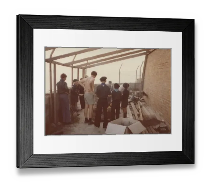 Framed Print : Europa scout group, Gibraltar Framed Print : Europa scout group, Gibraltar