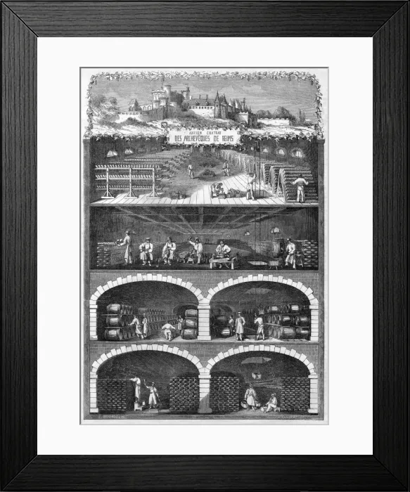 Framed Print : Wine cellars at Rheims Framed Print : Wine cellars at Rheims