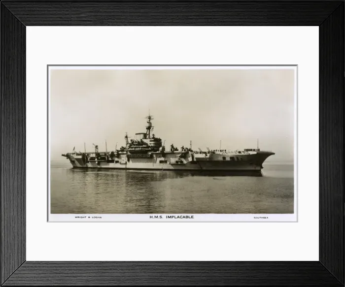 Framed Print : HMS Implacable, British aircraft carrier Framed Print : HMS Implacable, British aircraft carrier