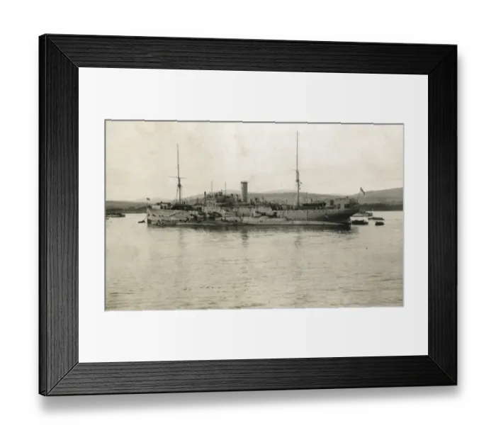 Framed Print : HMS Cyclops, British submarine depot ship Framed Print : HMS Cyclops, British submarine depot ship