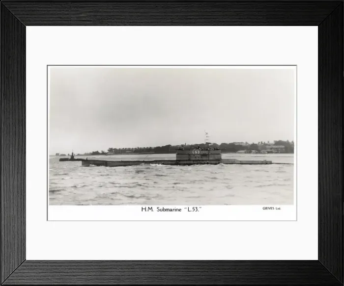 Framed Print : British submarine L53 Framed Print : British submarine L53
