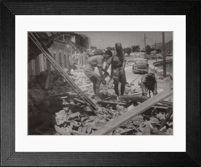 Framed Print : Scouts in ruins of Argostolion, Kefalonia, Greece Framed Print : Scouts in ruins of Argostolion, Kefalonia, Greece