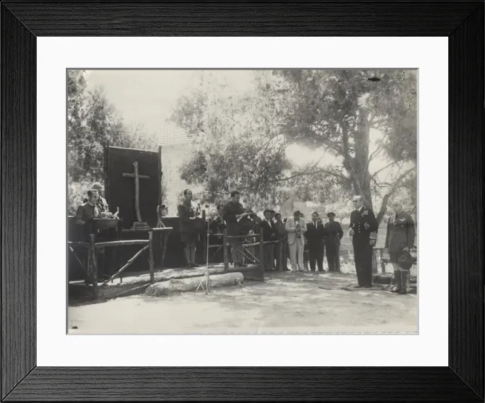 Framed Print : Men taking part in a scouting event, Greece Framed Print : Men taking part in a scouting event, Greece