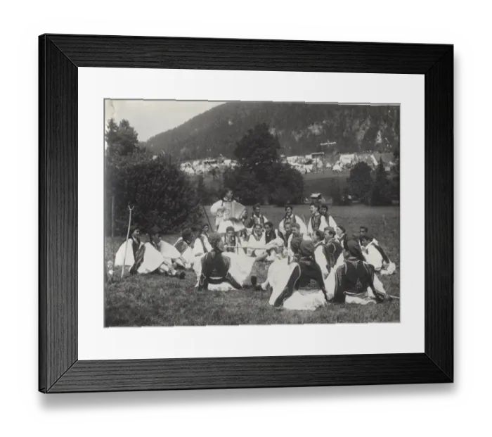 Framed Print : Greek boys singing in traditional costume Framed Print : Greek boys singing in traditional costume
