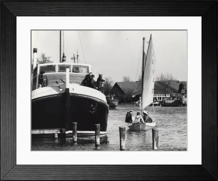 Framed Print : Dutch sea scouts out boating, Holland Framed Print : Dutch sea scouts out boating, Holland