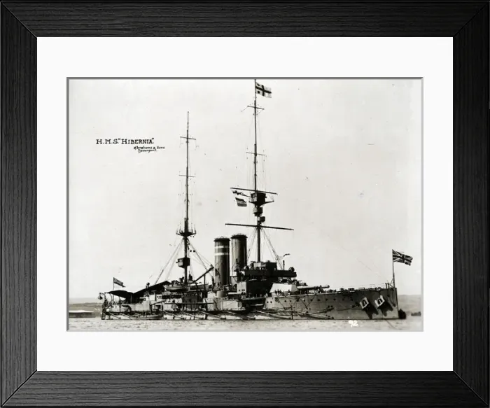Framed Print : HMS Hibernia, British battleship Framed Print : HMS Hibernia, British battleship
