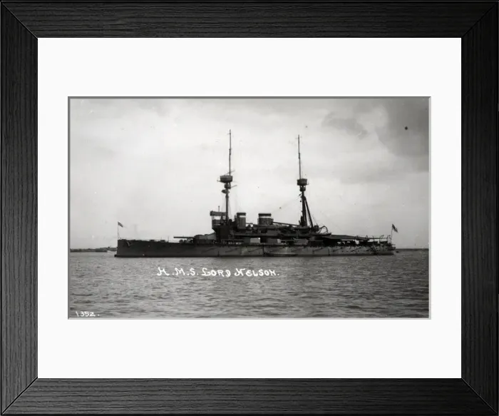 Framed Print : HMS Lord Nelson, British battleship Framed Print : HMS Lord Nelson, British battleship