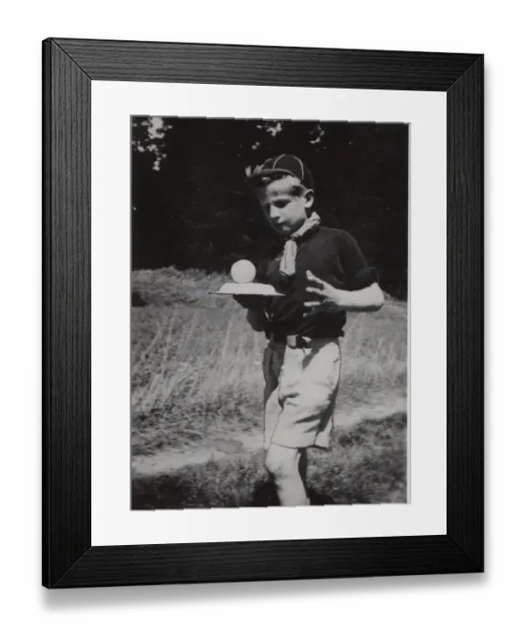 Framed Print : Dutch cub scout balancing a ball, Netherlands Framed Print : Dutch cub scout balancing a ball, Netherlands