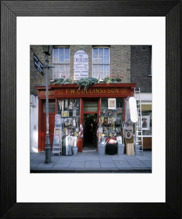 Framed Print : Traditional Ironmongers Shop Framed Print : Traditional Ironmongers Shop
