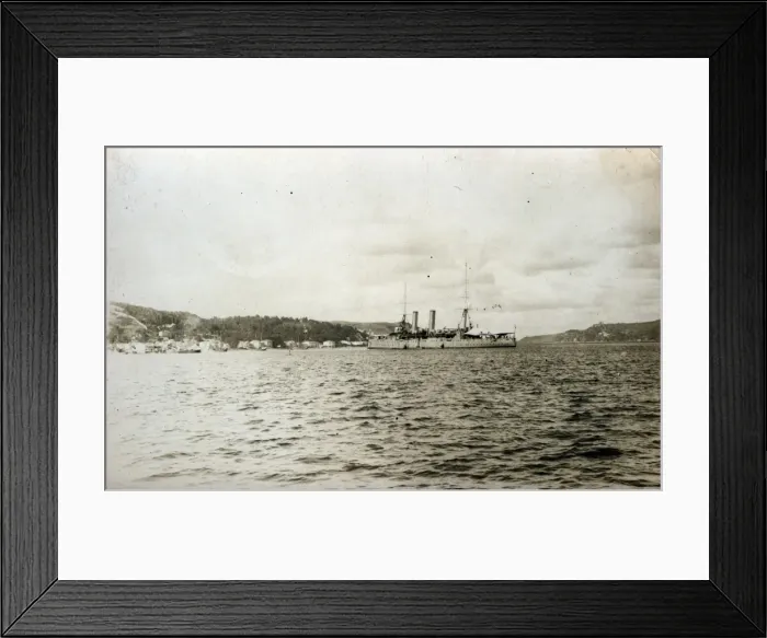 Framed Print : HMS Blenheim, British protected cruiser Framed Print : HMS Blenheim, British protected cruiser