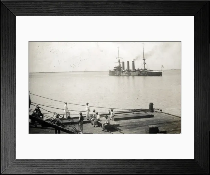 Framed Print : HMS Berwick, British protected cruiser Framed Print : HMS Berwick, British protected cruiser
