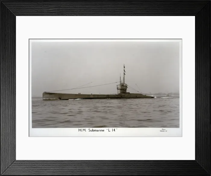 Framed Print : British submarine HMS L14 Framed Print : British submarine HMS L14