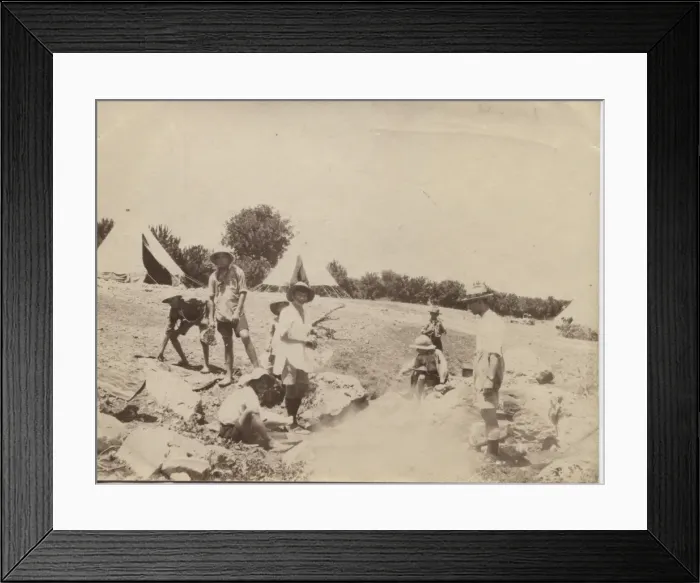 Framed Print : Scouts of 1st Haifa Troop camping in Egypt Framed Print : Scouts of 1st Haifa Troop camping in Egypt