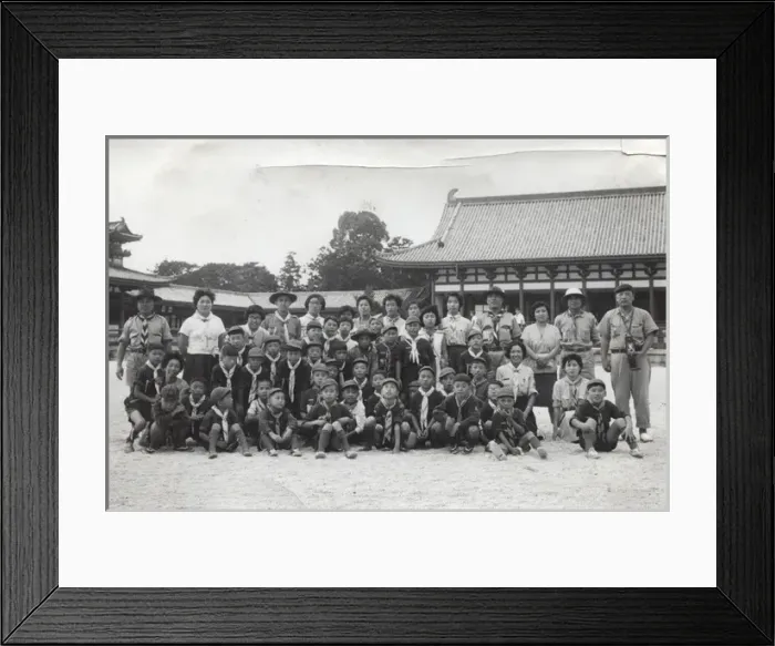 Framed Print : Group photo, 2nd Kobe Troop, Japan Framed Print : Group photo, 2nd Kobe Troop, Japan