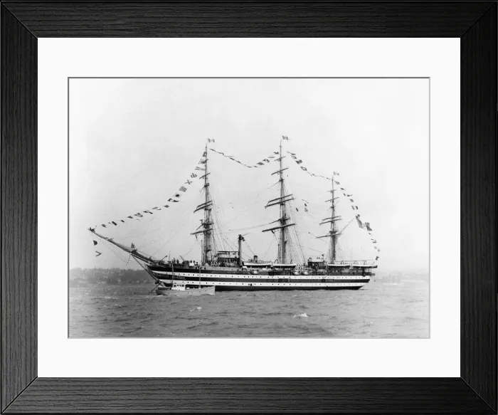 Framed Print : The Amerigo Vespucci, Italian tall ship, at Torbay, Devon Framed Print : The Amerigo Vespucci, Italian tall ship, at Torbay, Devon