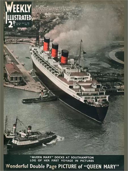 Queen Mary Ocean liner 1936