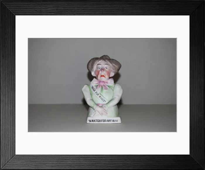 Framed Print : Suffragette Votes for Women Match Holder Framed Print : Suffragette Votes for Women Match Holder