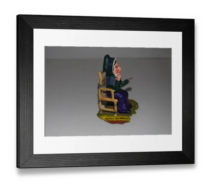 Framed Print : Suffragette Votes for Women Painted Figure Framed Print : Suffragette Votes for Women Painted Figure
