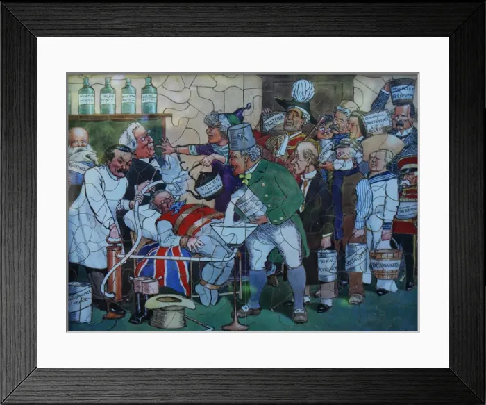 Framed Print : Suffragette Jigsaw Puzzle Forcible Feeding Framed Print : Suffragette Jigsaw Puzzle Forcible Feeding