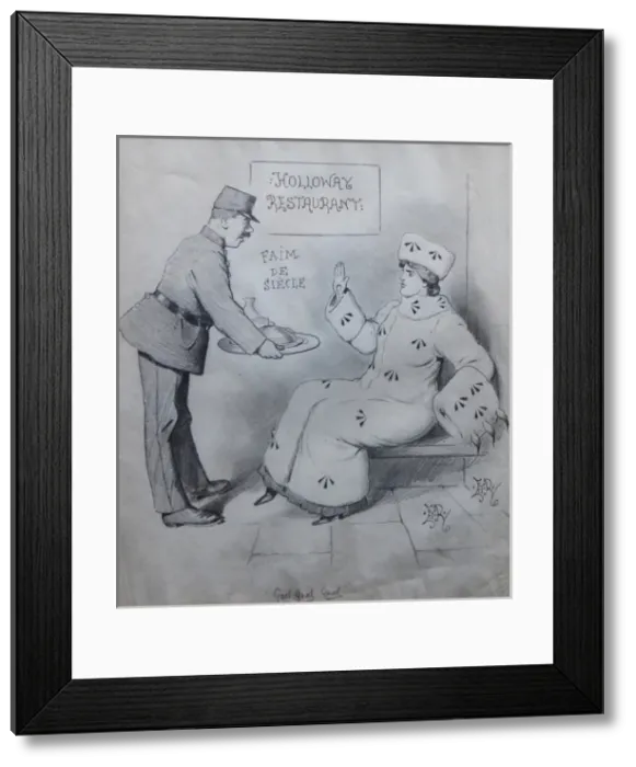 Framed Print : Suffragette Card Game PANKO Artwork Framed Print : Suffragette Card Game PANKO Artwork