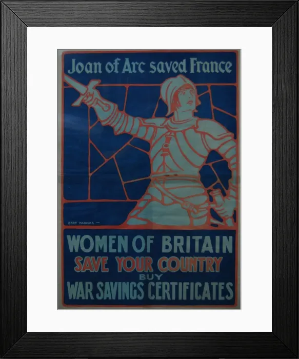 Framed Print : Women WW1 Joan of Arc Framed Print : Women WW1 Joan of Arc