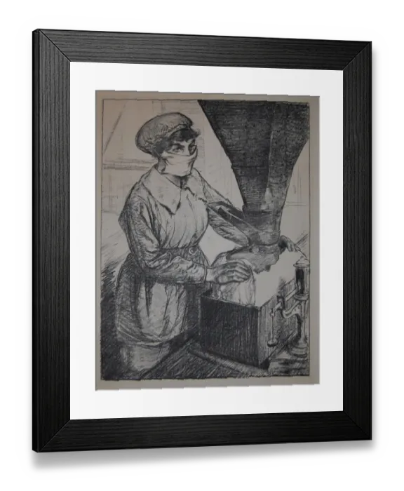 Framed Print : Womens War Work WW1 Munitions Framed Print : Womens War Work WW1 Munitions