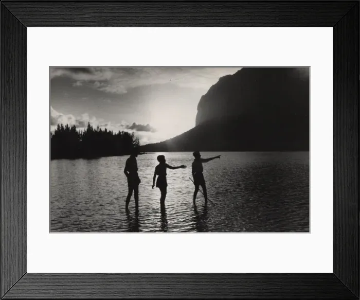 Framed Print : Boy scouts at Le Morne, Mauritius Framed Print : Boy scouts at Le Morne, Mauritius