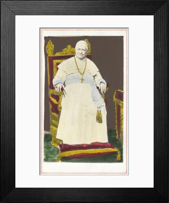 Framed Print : Pope Pius IX Framed Print : Pope Pius IX