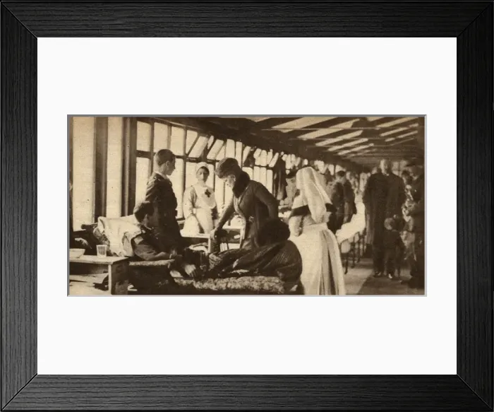 Framed Print : Queen Mary at Cambridgeshire Tuberculosis Colony Framed Print : Queen Mary at Cambridgeshire Tuberculosis Colony