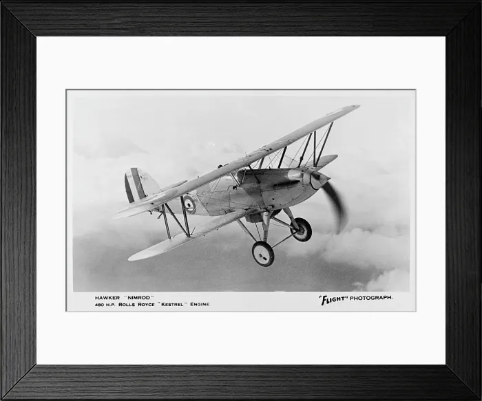 Framed Print : Hawker Nimrod British fighter biplane Framed Print : Hawker Nimrod British fighter biplane