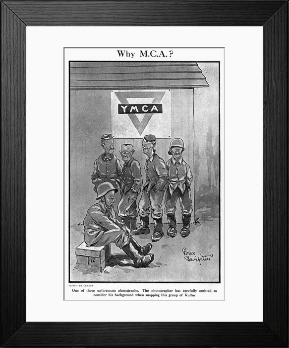 Framed Print : Why M. C. A. ? by Bruce Bairnsfather