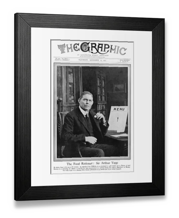 Framed Print : Graphic front cover - Sir Arthur Yapp Framed Print : Graphic front cover - Sir Arthur Yapp