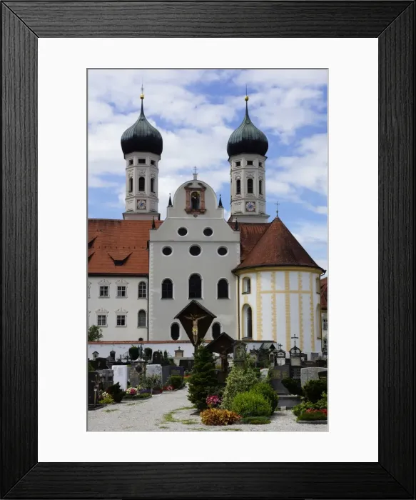 Framed Print : Germany, Bayern, Penzberg, Benediktbeuern Framed Print : Germany, Bayern, Penzberg, Benediktbeuern