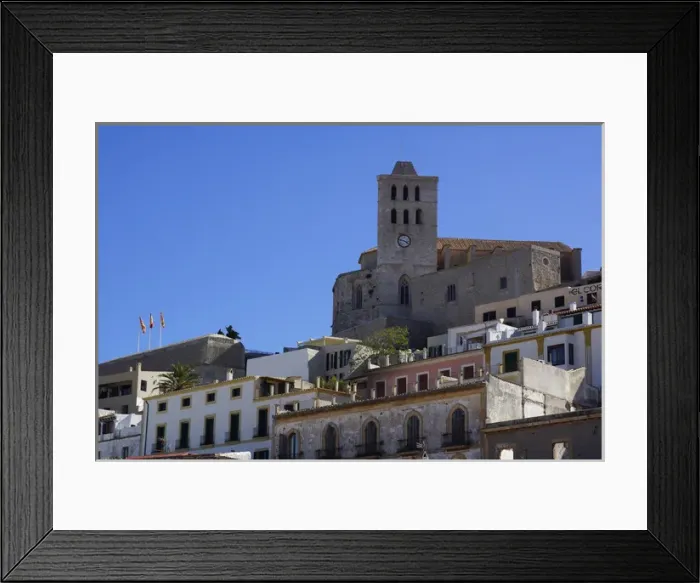 Framed Print : Spain, Balearic Islands, Ibiza, Eivissa, Dalt Vila Framed Print : Spain, Balearic Islands, Ibiza, Eivissa, Dalt Vila