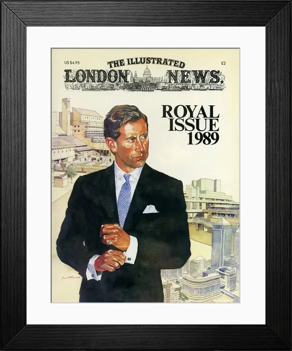 Framed Print : ILN front cover - Royal Issue 1989 Framed Print : ILN front cover - Royal Issue 1989