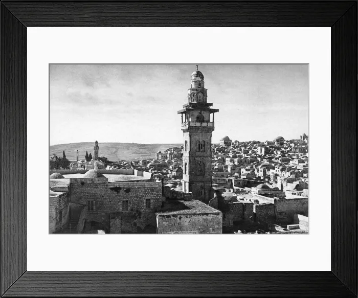 Framed Print : Jerusalem viewed from Chapel of Flagellation Framed Print : Jerusalem viewed from Chapel of Flagellation