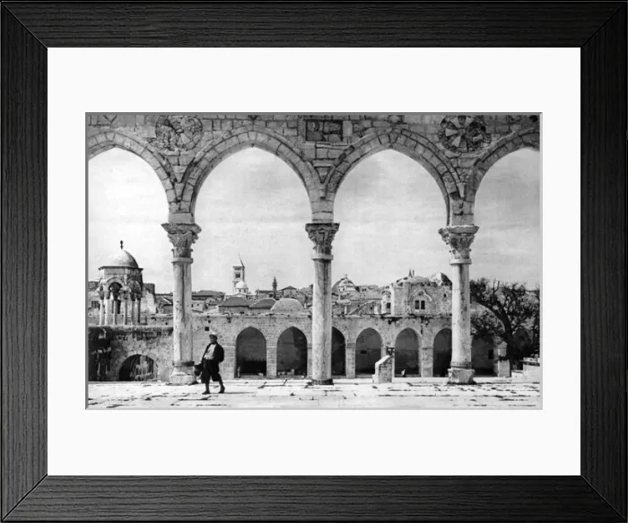 Framed Print : Jerusalem from Haram esh Sherif Framed Print : Jerusalem from Haram esh Sherif