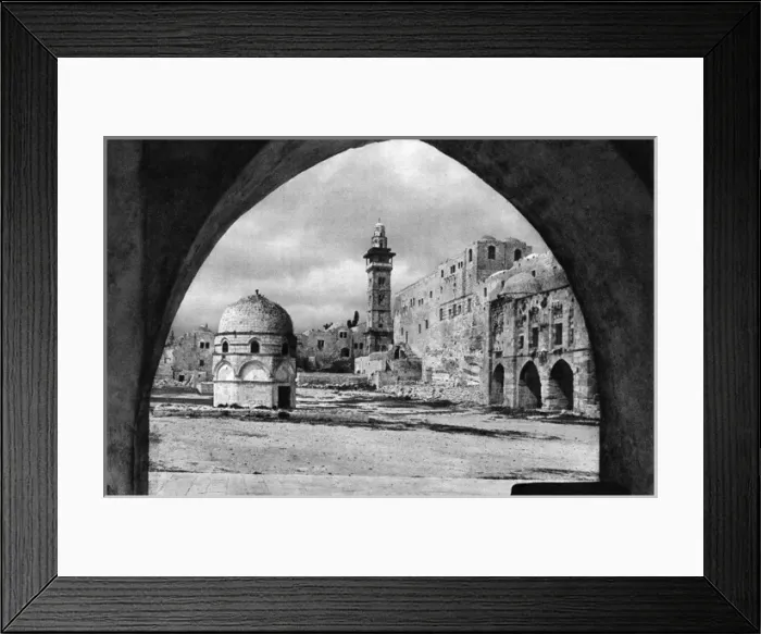 Framed Print : Jerusalem from Haram esh Sherif Framed Print : Jerusalem from Haram esh Sherif