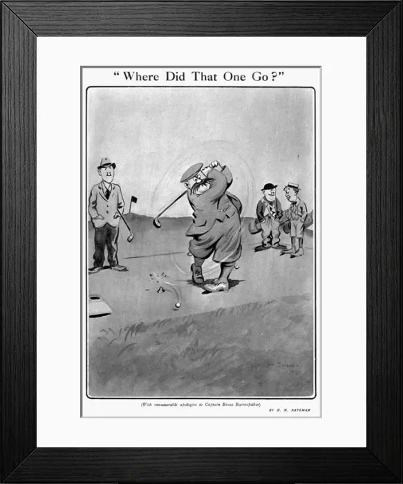 Framed Print : Where Did That One Go by H. M. Bateman Framed Print : Where Did That One Go by H. M. Bateman