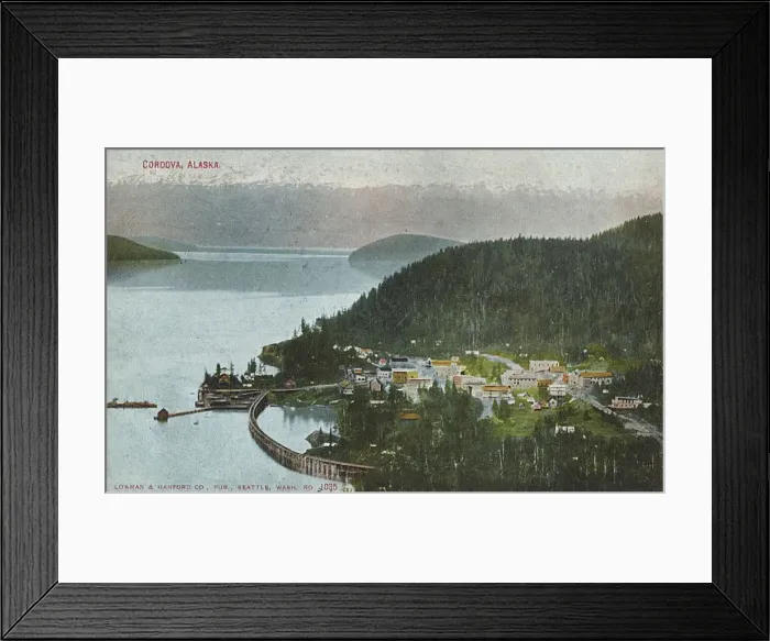 Framed Print : Cordova, Alaska, USA Framed Print : Cordova, Alaska, USA