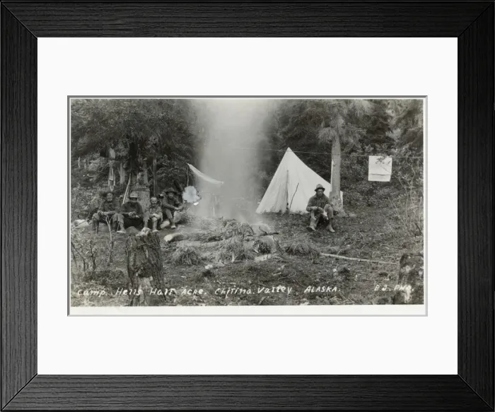 Framed Print : Goldminers in Chitina Valley, Alaska, USA Framed Print : Goldminers in Chitina Valley, Alaska, USA
