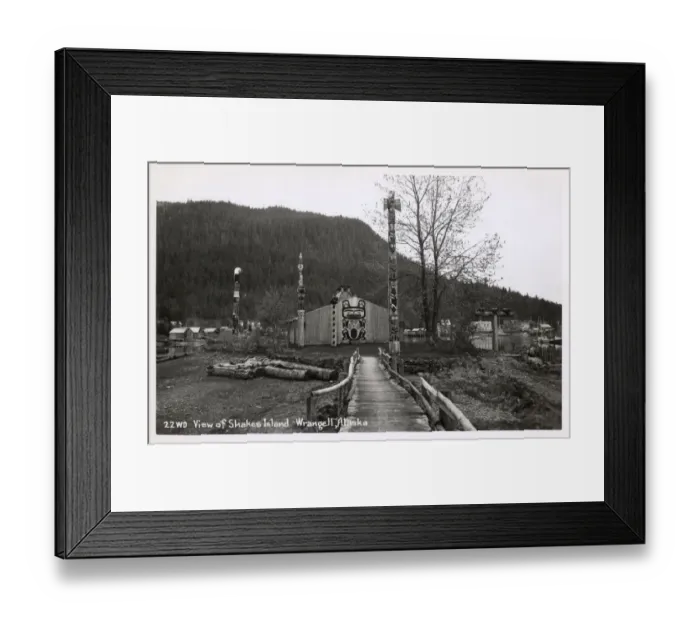 Framed Print : Shakes Island, Wrangell, Alaska, USA Framed Print : Shakes Island, Wrangell, Alaska, USA