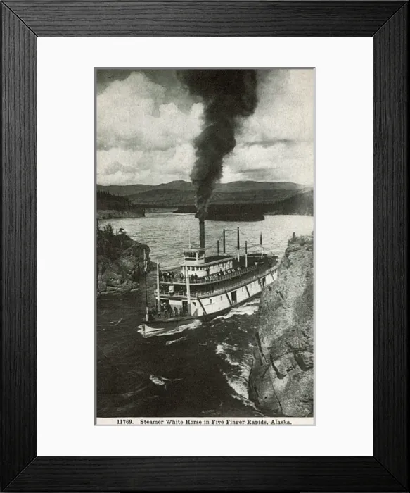 Framed Print : Steamer on Yukon River, Yukon, Alaska, USA Framed Print : Steamer on Yukon River, Yukon, Alaska, USA