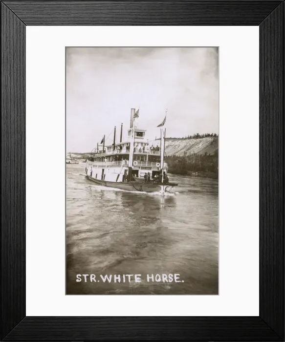 Framed Print : Steamer the White Horse, Yukon Territory, Canada Framed Print : Steamer the White Horse, Yukon Territory, Canada