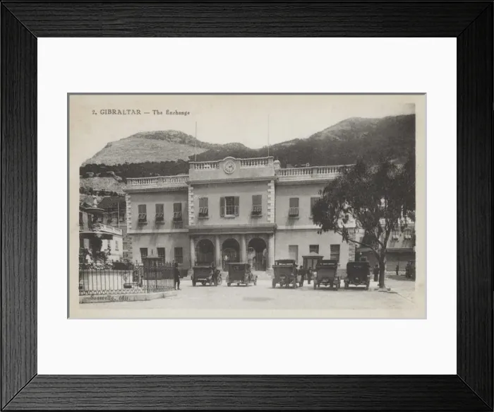 Framed Print : The Exchange, Gibraltar Framed Print : The Exchange, Gibraltar
