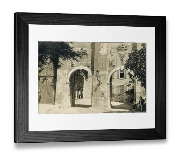 Framed Print : Southport Gates, Gibraltar Framed Print : Southport Gates, Gibraltar