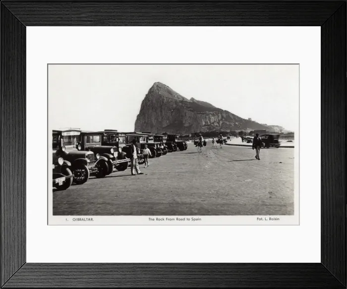 Framed Print : View of The Rock, Gibraltar Framed Print : View of The Rock, Gibraltar